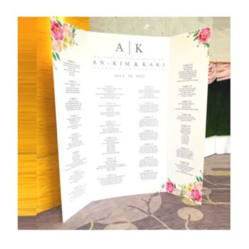 Open Book Seating Chart