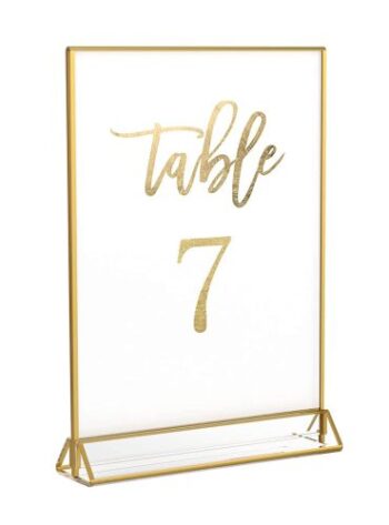 Table Number Holders