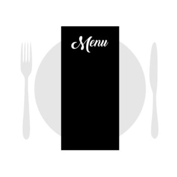 Rectangle Menu Cards